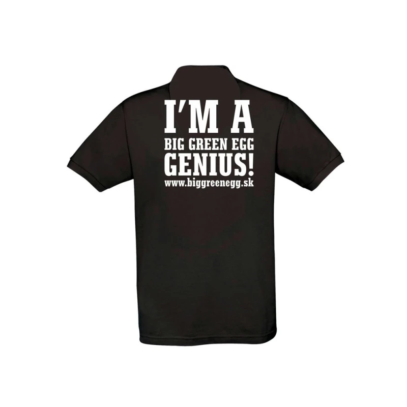 Big Green Egg Polokošeľa Čierna Unisex Genius