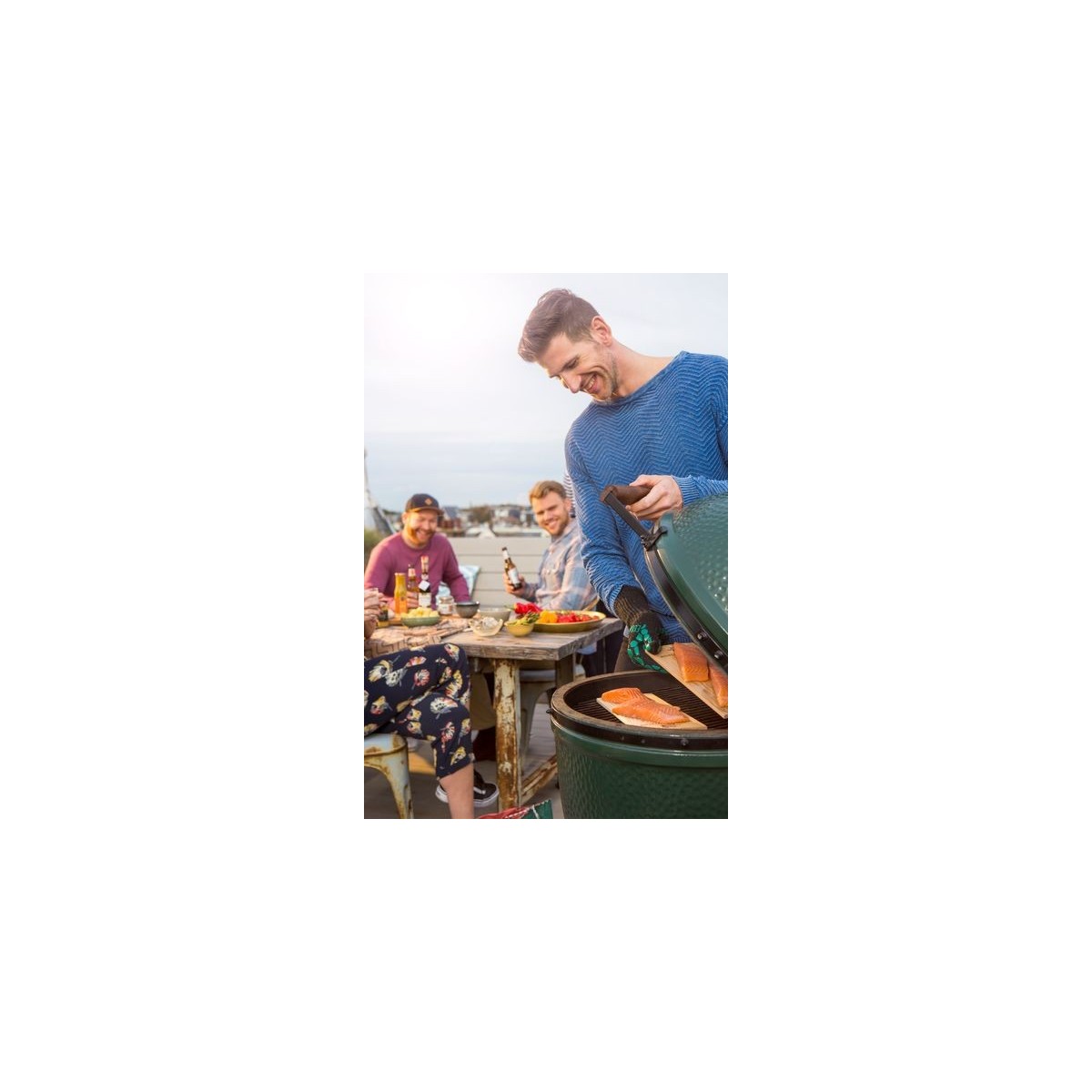 BIG GREEN EGG MEDIUM ZOSTAVA