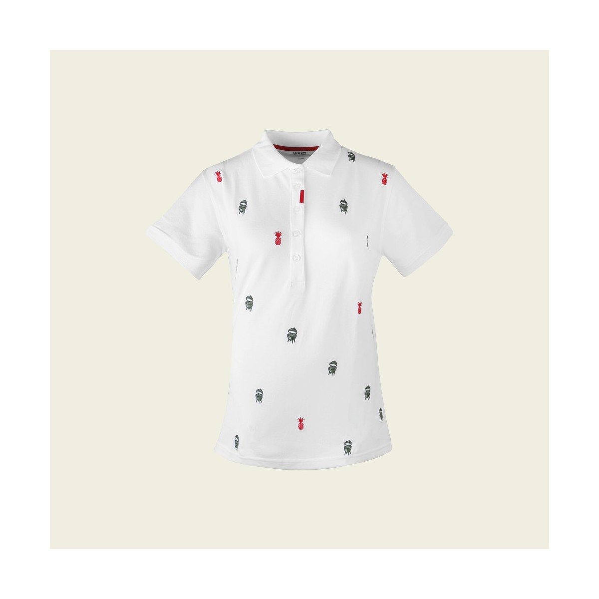 Polokošeľa dámska biela s potlačou