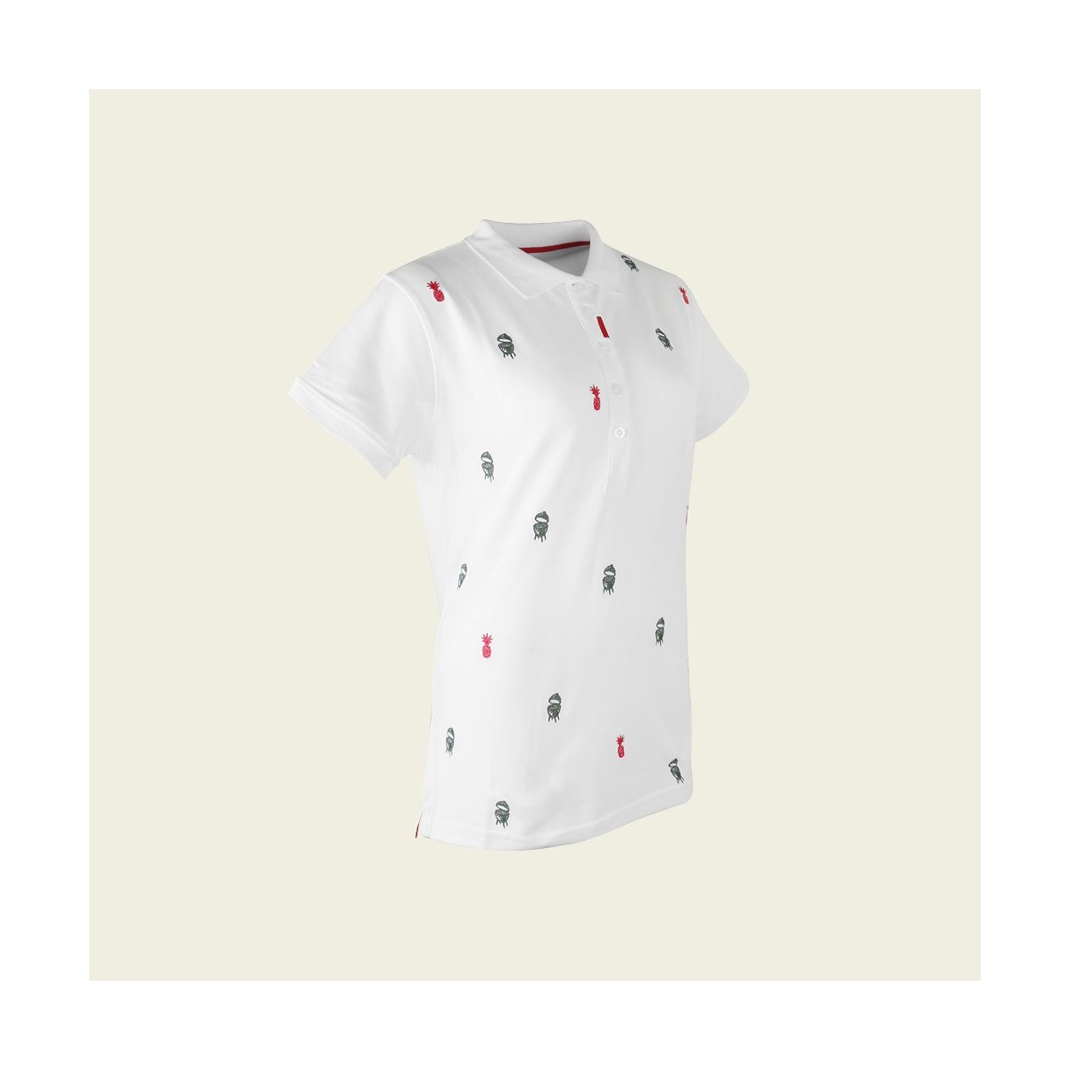 Polokošeľa dámska biela s potlačou