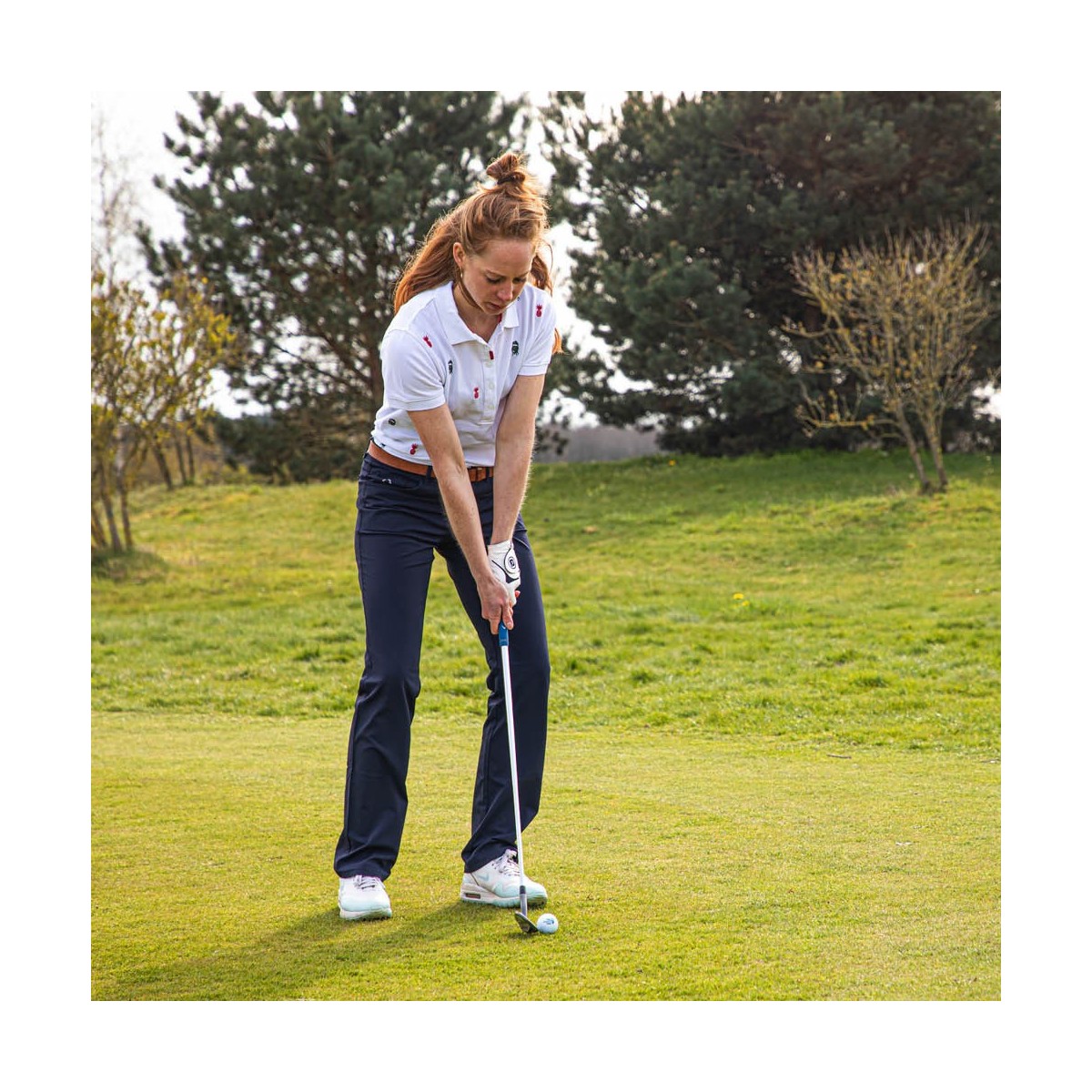 Polokošeľa dámska biela s potlačou