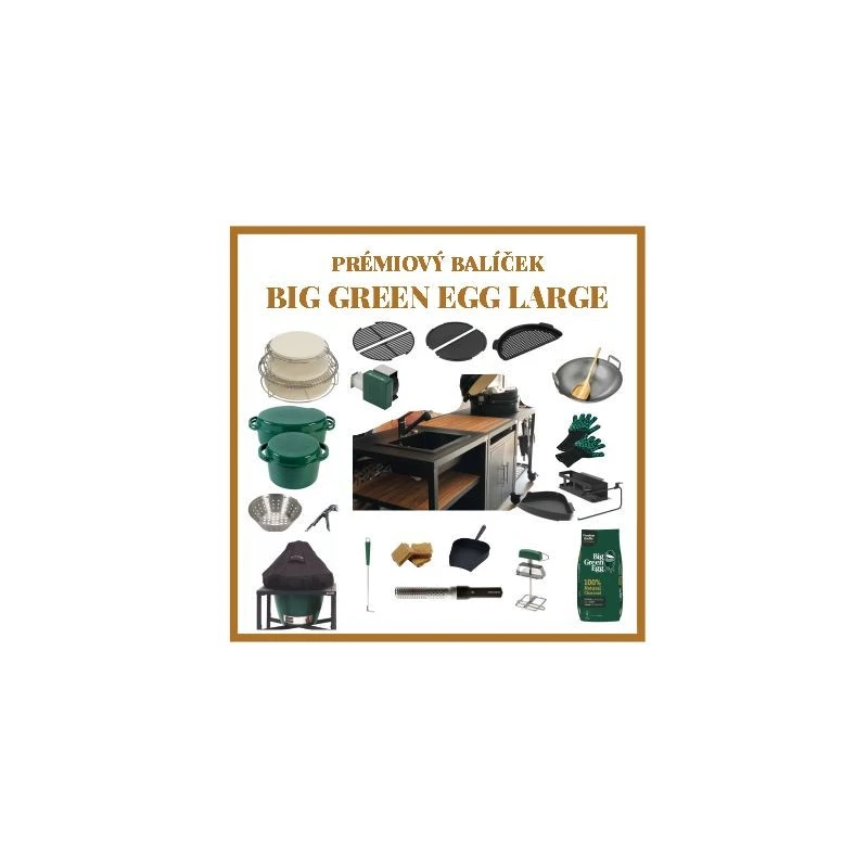 BIG GREEN EGG LARGE ZOSTAVA MODULAR